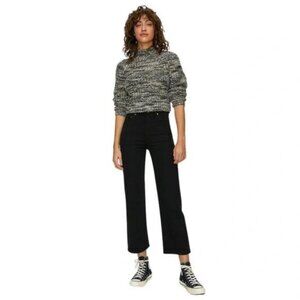 Aritzia Wilfred Free Retrograde Mockneck Heather Grey Sweater